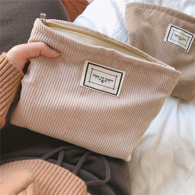Kosmetiktasche aus cord Clearance