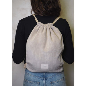 Beutel aus Cord-Stoff