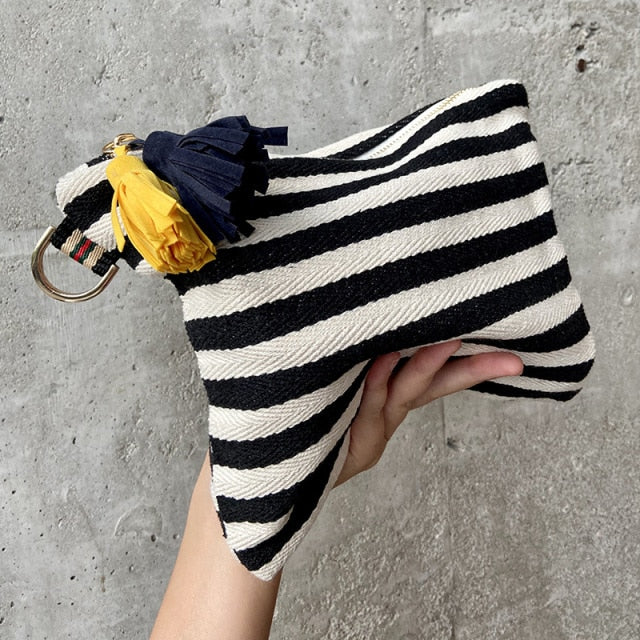 LARA HEGEDAL - Kosmetiktasche aus Segeltuch-Stoff