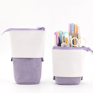 LARA HEGEDAL - Pop-up-Federtasche aus Cord