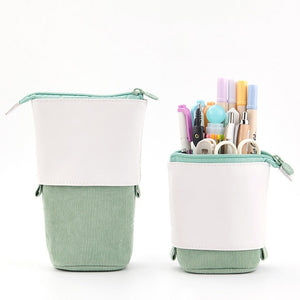 LARA HEGEDAL - Pop-up-Federtasche aus Cord