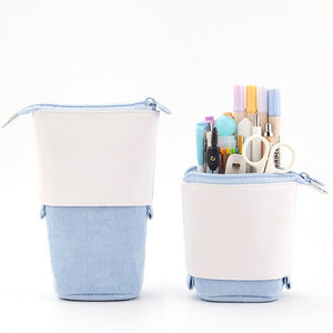 LARA HEGEDAL - Pop-up-Federtasche aus Cord