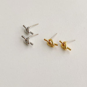 Ohrringe aus Edelstahl "Knoten"