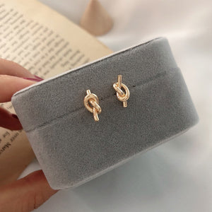 Ohrringe aus Edelstahl "Knoten"