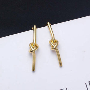 Ohrringe aus Edelstahl "Knoten"