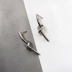 Ohrringe aus Edelstahl "Knoten"